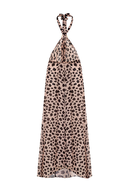 Leopard Coverup dress - Chez Neeba