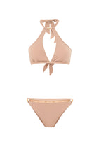 Nude Neck Halter Bikini - Chez Neeba